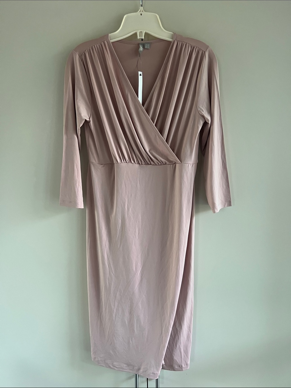 BNWT ASOS Maternity wrap-front jersey dress